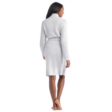 Load image into Gallery viewer, Softies Heather Grey Marshmallow Wrap Robe
