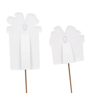 Small Elegant Gift Box Metal Stake Assorted