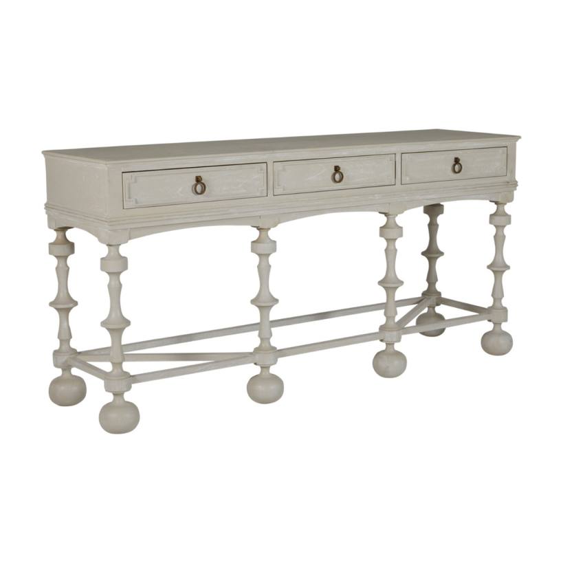 Arrington White Console Table