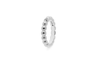 QUDO Silver Veroli Basic Ring