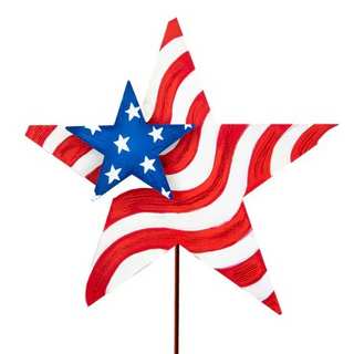 Double Star Flag Stake