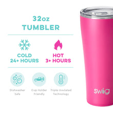 Load image into Gallery viewer, SWIG Hot Pink 32 oz Tumbler
