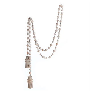 Wood Bead Tassel Garland
