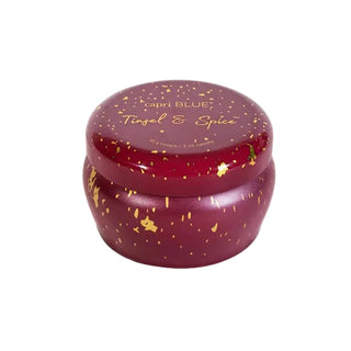 Capri Blue Tinsel & Spice Glimmer Mini Tin