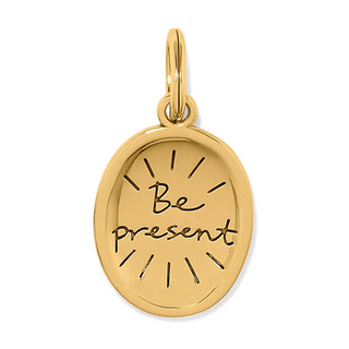Brighton Token Kosmos Ellipse Amulet, Gold