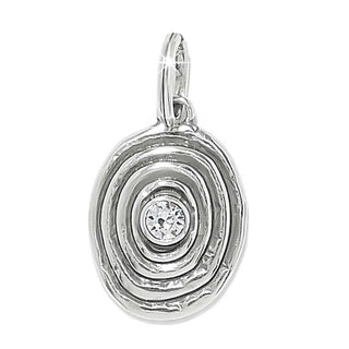 Brighton Token Kosmos Ellipse Amulet, Silver