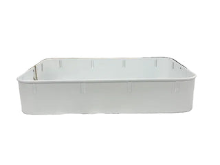 White Metal Trays Assorted