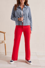 Load image into Gallery viewer, Tribal Fly Front Pant Poppy Red
