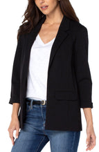 Load image into Gallery viewer, Liverpool Boyfriend Blazer with Princess Darts in Black

