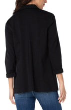 Load image into Gallery viewer, Liverpool Boyfriend Blazer with Princess Darts in Black
