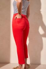Load image into Gallery viewer, Tribal Sophia Curvy Flared Jeans with Released Hem, Bayberry
