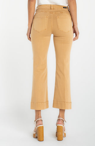 Liverpool Hannah Crop Flare in Straw