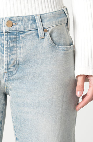 Liverpool Dakota Low Rise Loose Flare in Prairie Mist