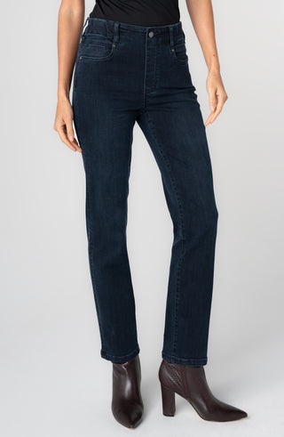 Liverpool Gia Glider Pull-On Slim in Raven Wing
