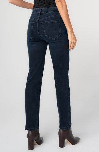 Liverpool Gia Glider Pull-On Slim in Raven Wing
