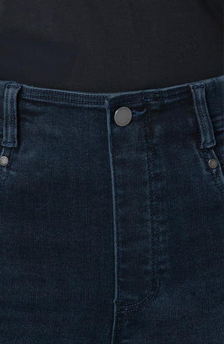Liverpool Gia Glider Pull-On Slim in Raven Wing