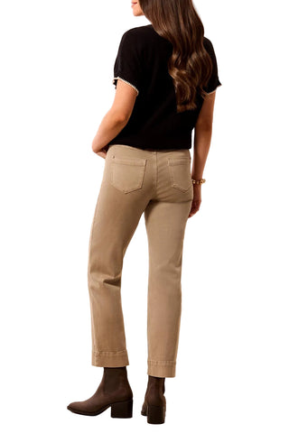Tribal 5 Pocket Pull On Ankle Pant in Fossil