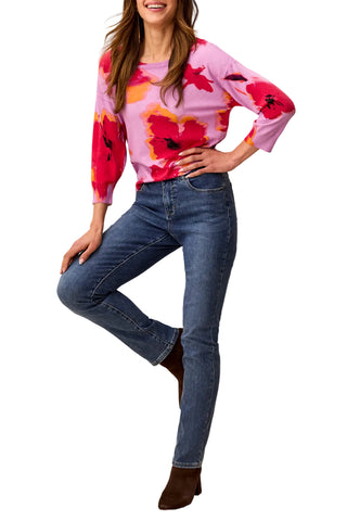 Tribal Sophia Straight Leg Jeans in Dark Vintage
