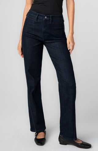 Liverpool Kennedy Straight with Side Stitch Detail in Midnight Eclipse