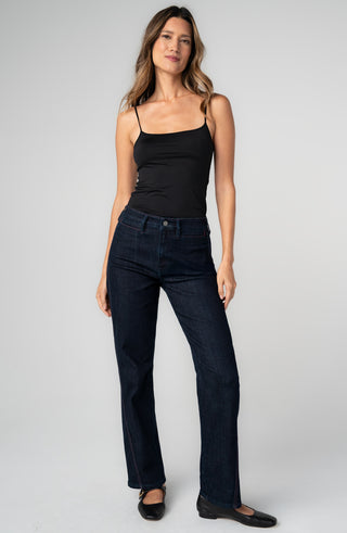 Liverpool Kennedy Straight with Side Stitch Detail in Midnight Eclipse