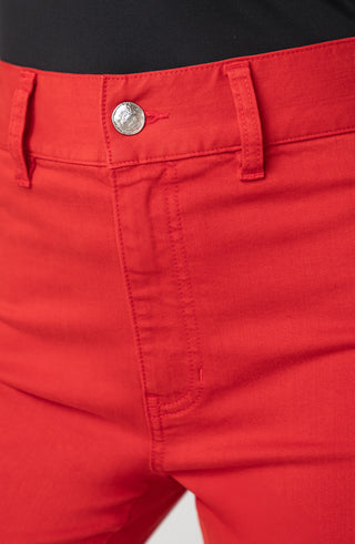 Liverpool Lucy High Rise Clean Front Boot Cut in Sundance Red