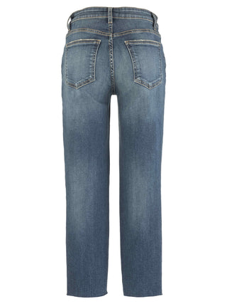 Kut Rachael High Rise Mom Jeans with Raw Hem in Devotee