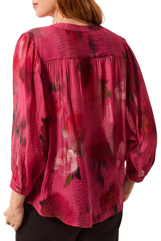 Tribal Flowy Dolman Sleeve Blouse in Nostalgia