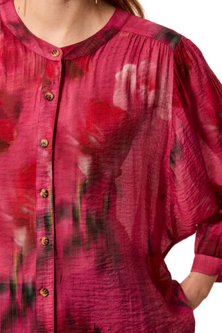 Tribal Flowy Dolman Sleeve Blouse in Nostalgia