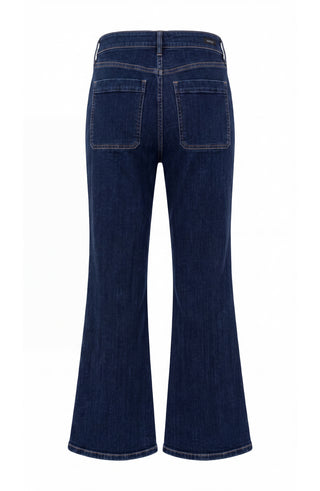 Liverpool Hannah Flare with Vintage Patch Pockets, Collegiate Blue