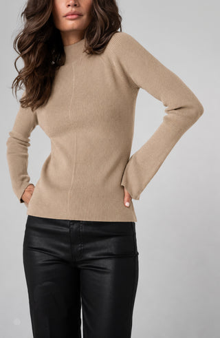 Liverpool Long Sleeve Turtleneck Sweater, Harvest Khaki