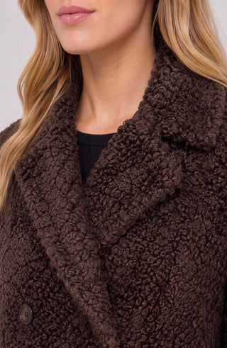 Liverpool Teddy Brown Double Breasted Coat