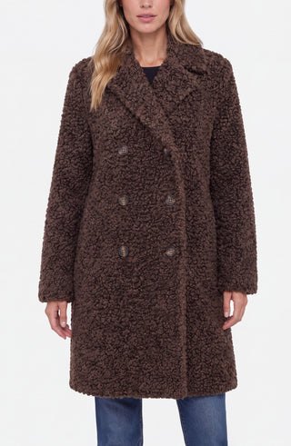 Liverpool Teddy Brown Double Breasted Coat