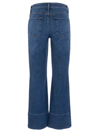 Kut Kelsey High Rise Fab Ab Ankle Front Seam Wide Hem in Amazingly
