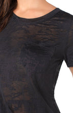 Load image into Gallery viewer, Liverpool Black Burnout Camo Short Sleeve Tee
