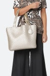 Ilse Jacobsen Platin with Silver Tote Bag