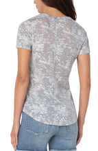 Load image into Gallery viewer, Liverpool Grey Burnout Short Sleeve Tee
