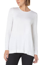 Load image into Gallery viewer, Liverpool Long Sleeve Scoop Neck in Snow
