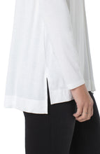 Load image into Gallery viewer, Liverpool Long Sleeve Scoop Neck in Snow
