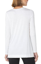 Load image into Gallery viewer, Liverpool Long Sleeve Scoop Neck in Snow
