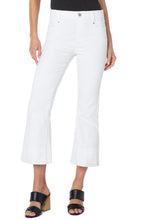 Load image into Gallery viewer, Liverpool Gia Glider Crop Flare in Bright White
