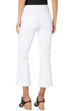 Load image into Gallery viewer, Liverpool Gia Glider Crop Flare in Bright White
