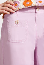 Load image into Gallery viewer, Tribal Brooke Wide Leg Crop Jeans in Orchid Rose
