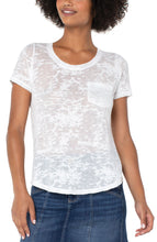Load image into Gallery viewer, Liverpool White Burnout Short Sleeve Tee
