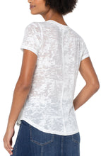 Load image into Gallery viewer, Liverpool White Burnout Short Sleeve Tee

