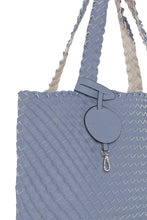 Load image into Gallery viewer, Ilse Jacobsen Blue Cloud with Egg White Tote Bag

