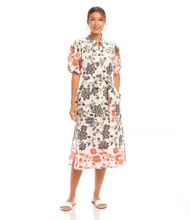 Load image into Gallery viewer, Karen Kane Puff Sleeve Shirtdress

