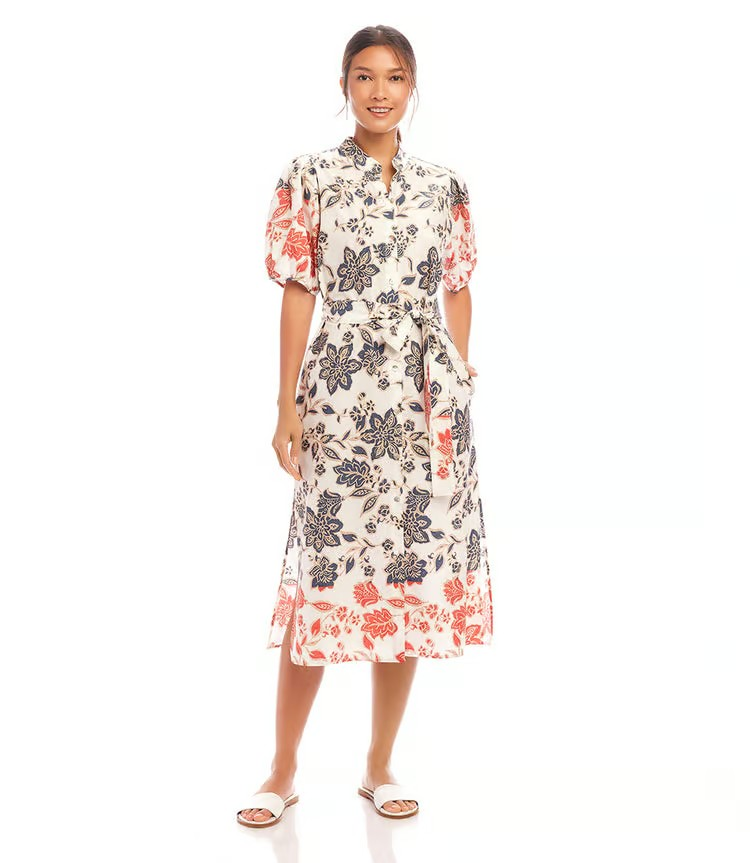 Karen Kane Puff Sleeve Shirtdress