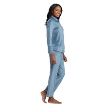 Load image into Gallery viewer, Softies Spring Lake Velour Funnel Neck Lounge Set
