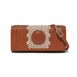 Brighton Via Val Large Wallet in Russet