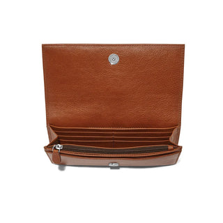 Brighton Via Val Large Wallet in Russet